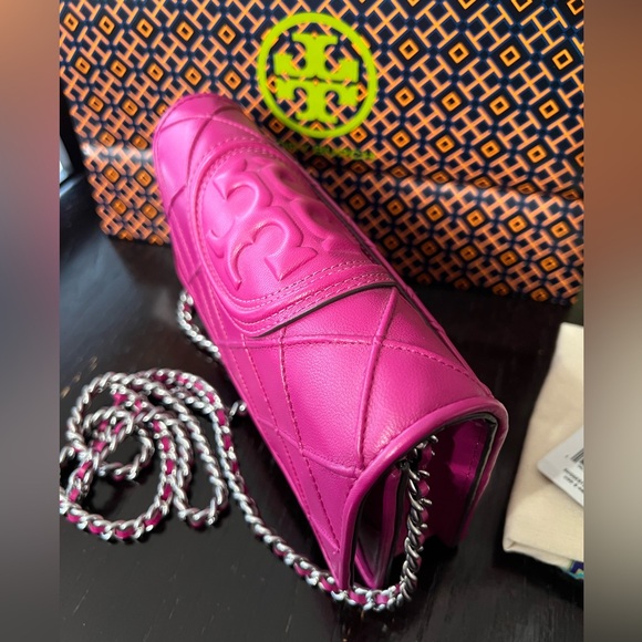 NEW Tory Burch Fleming Soft Chain Braided Crossbody Bag - Picture 7 of 14